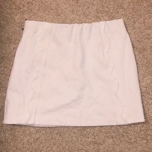 Topshop white skirt